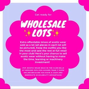 Wholesale lots coming soon!